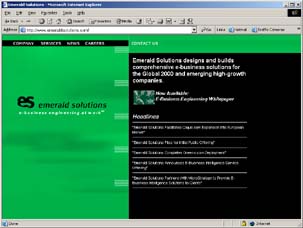 Emerald Solutions Internet Site