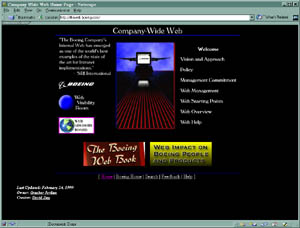 Company-wide Web Site Image