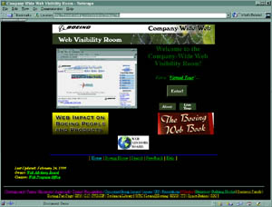 Company-Wide Web Visibility Room Image